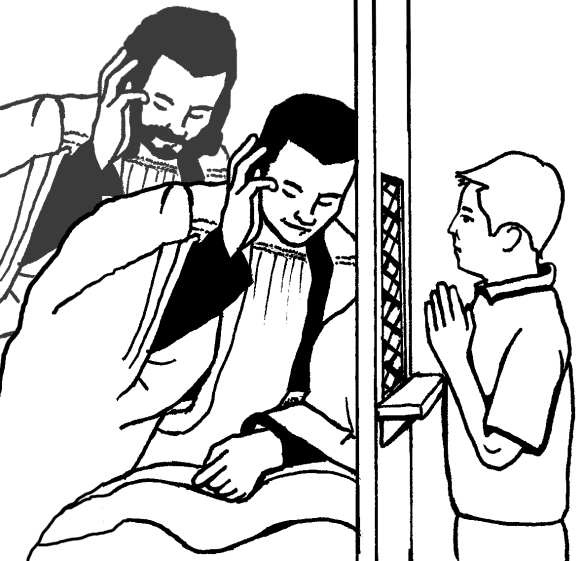 Jesus in the Confessional